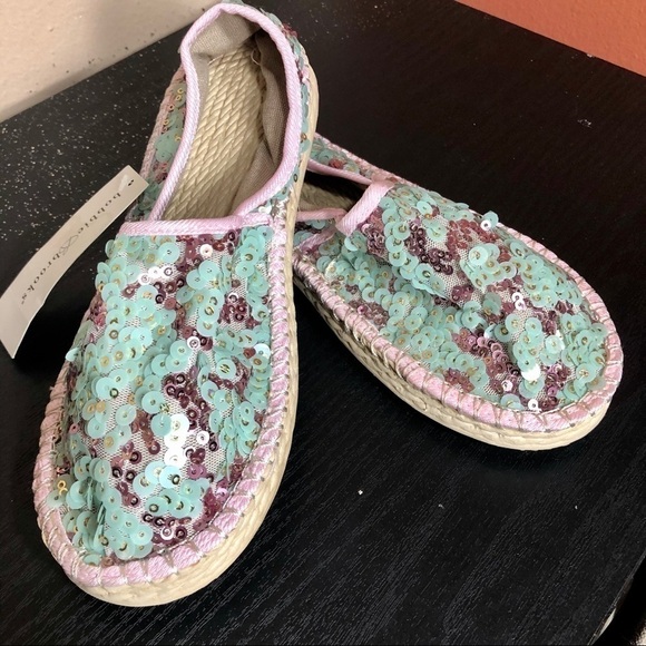 🎈2/$25🎈Babbie Brooks girls sequence flats shoes - Picture 1 of 8